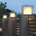 Modern Waterproof Square LED Outdoor Post Lights