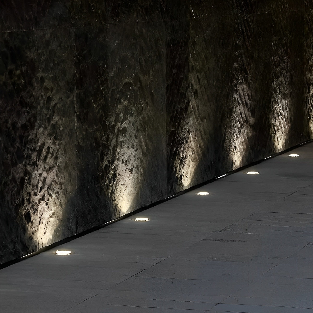 LED Recessed In-Ground Deck Stair Lights Outdoor Step Lights 16 Pcs