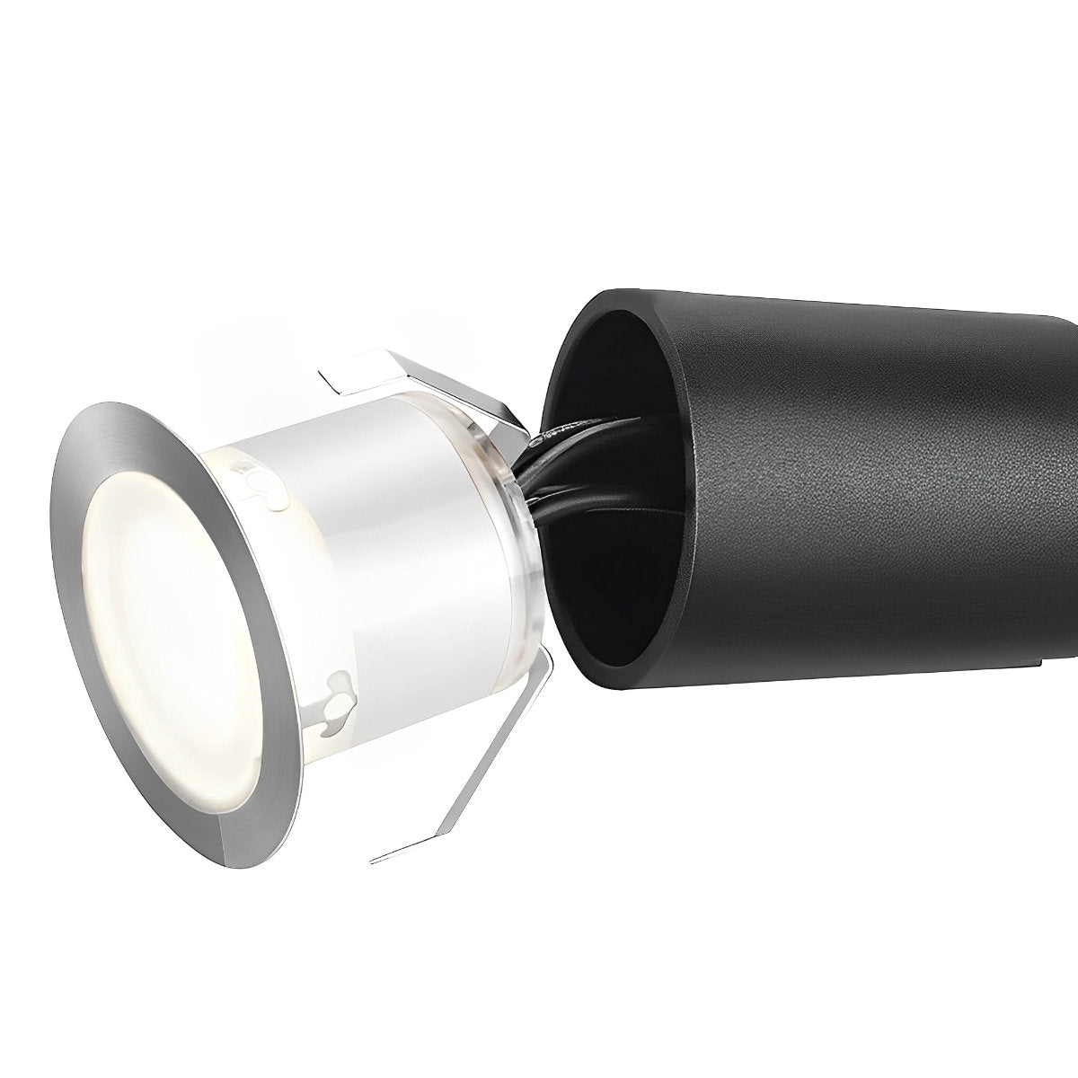 LED Recessed In-Ground Deck Stair Lights Outdoor Step Lights 16 Pcs