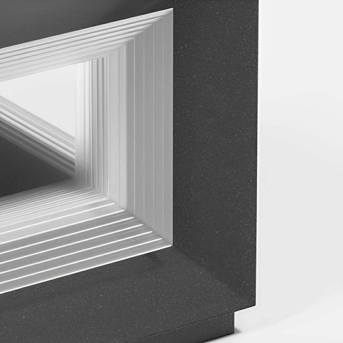 Square Modern Stainless Steel Waterproof LED Outdoor Post Lights