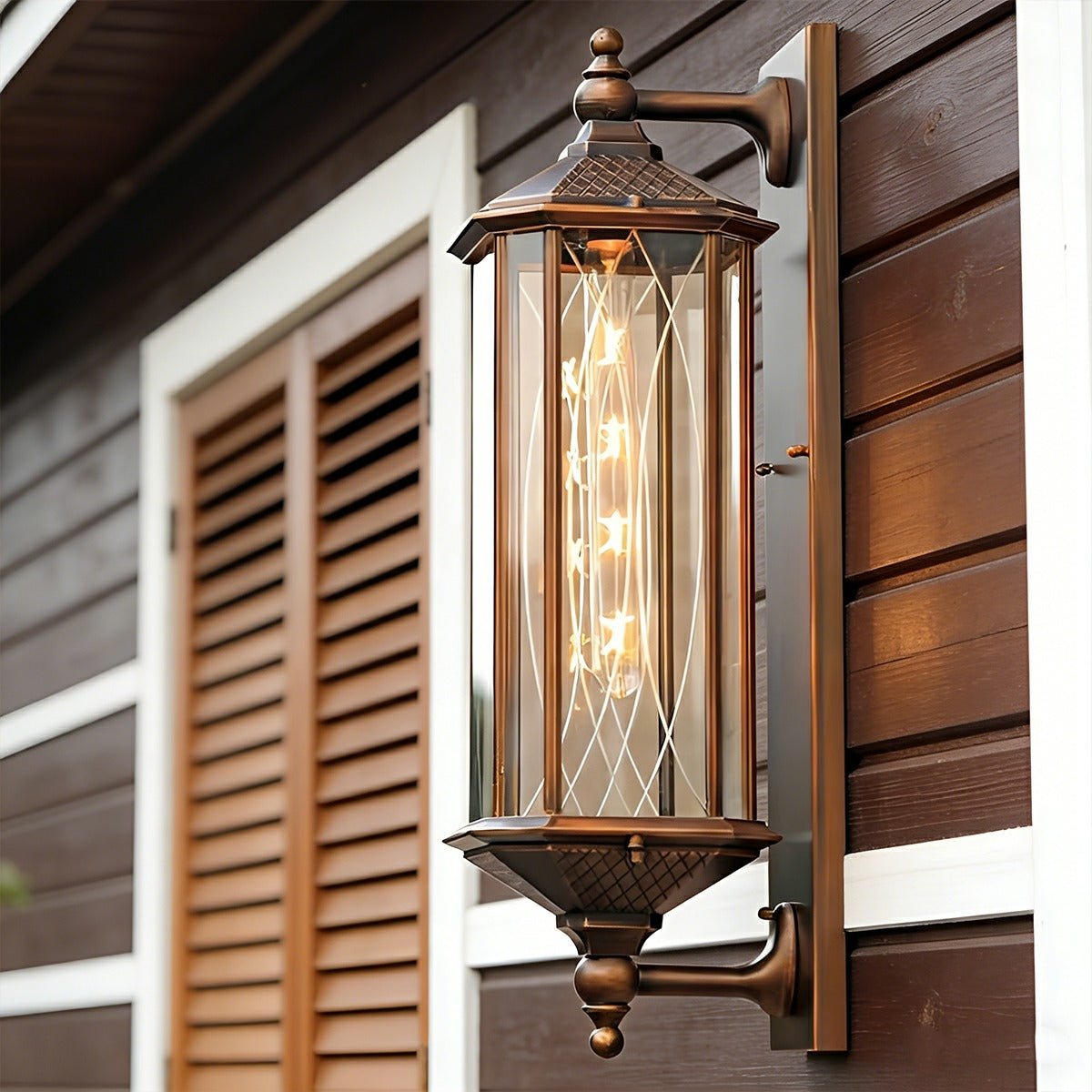 Vintage Rustic Waterproof Outdoor Porch Wall Lights